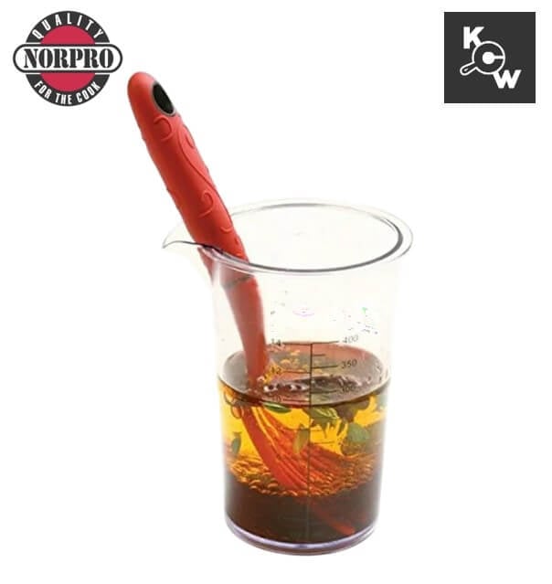 ตะกร้อตีไข่ฟิสกี้ไนลอน Norpro 1719 สีแดง